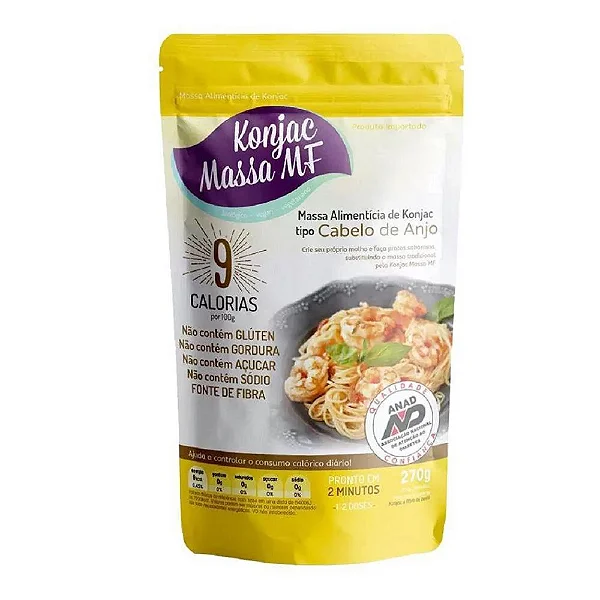 MASSA ALIMENTICIA DE KONJAC TIPO CABELO DE ANJO 270G