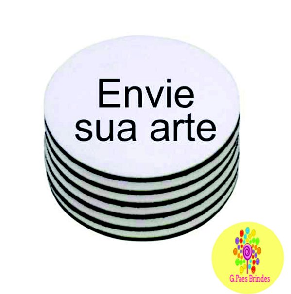 Porta copo redondo Personalizado