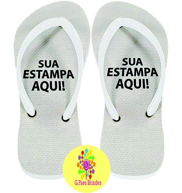Personalize seu chinelo aqui