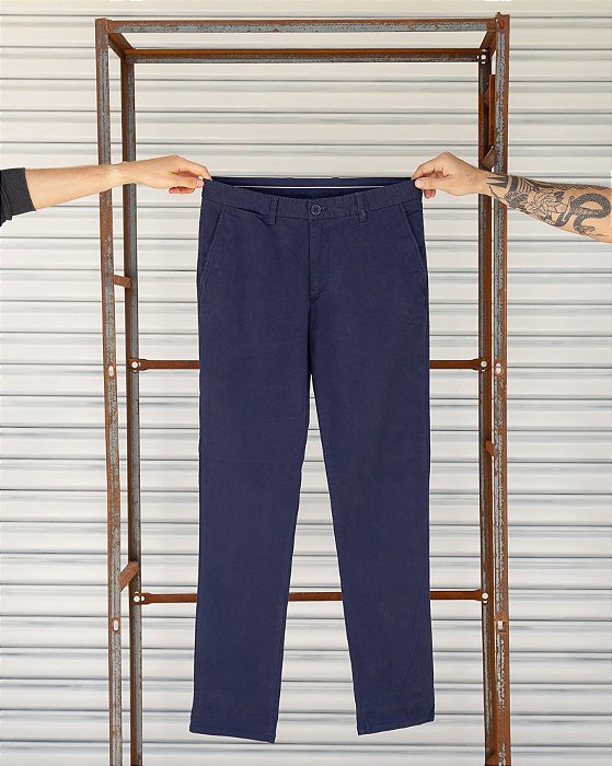 CALÇA CHINO MARINHO