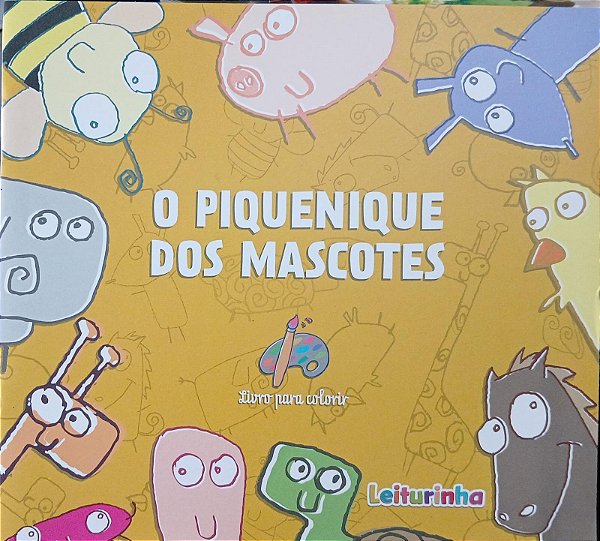 O Piquenique dos Mascotes (Livro de colorir), de Otávio Limão