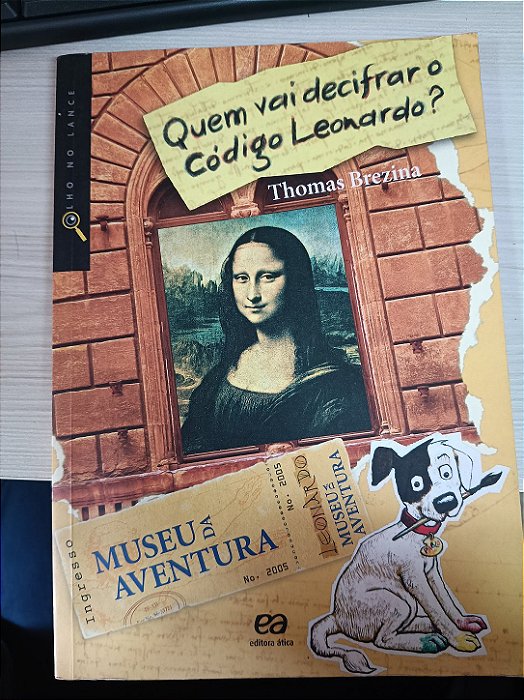 Quem vai decifrar o código de Leonardo?, de Thomas Brezina