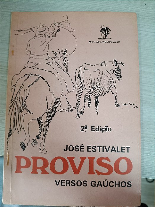 Proviso: Versos Gauchos, de José Estivalet