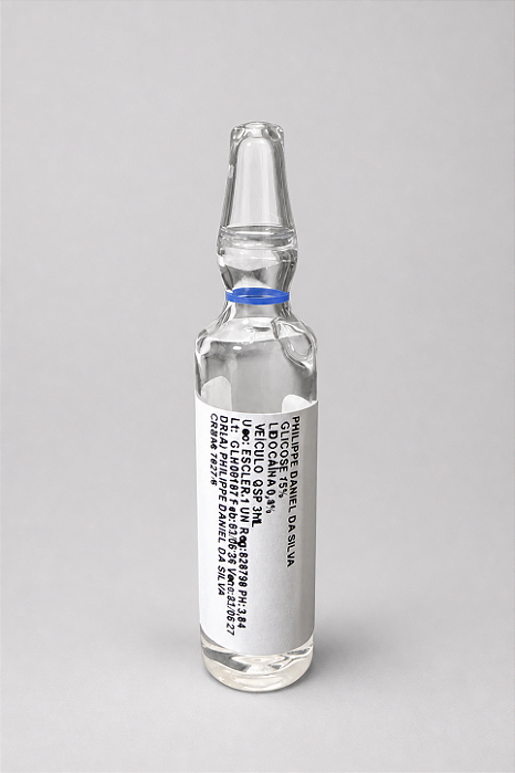Glicose 75% com Lidocaína 0,4% - 3ml
