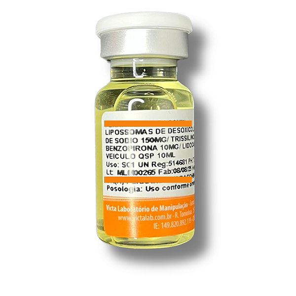 Kit com 10 uni. 10ml - Gordura Localizada com Desoxicolato