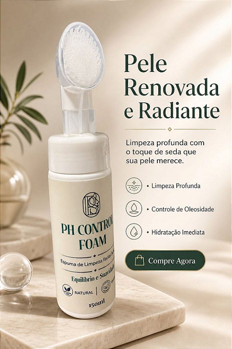 Espuma de Limpeza Facial PH Control Foam 150ml