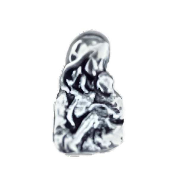 Charm - Maria e Menino Jesus Prata