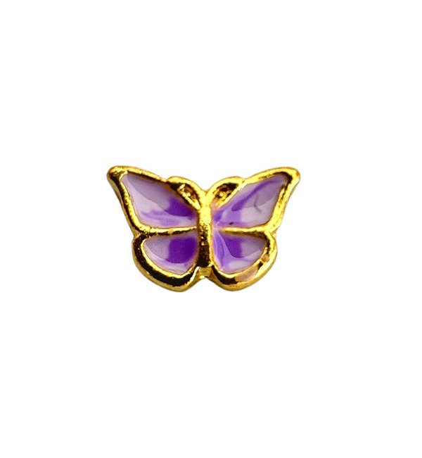 Charm - Borboleta Rosa Lilás