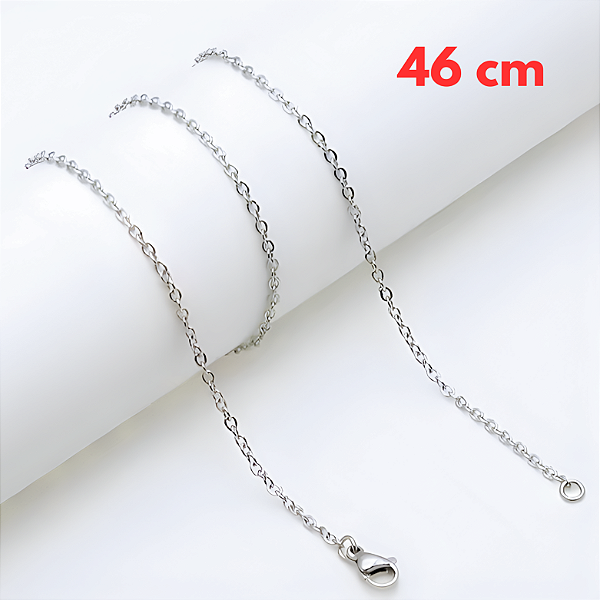 Corrente Soul Prata 46 cm
