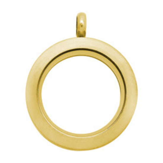 Medalhão Liso Gold - Pequeno