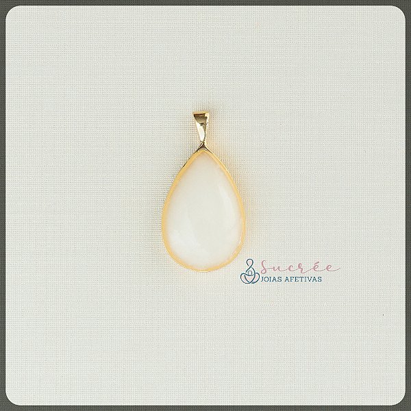 Pingente Gota G Ouro