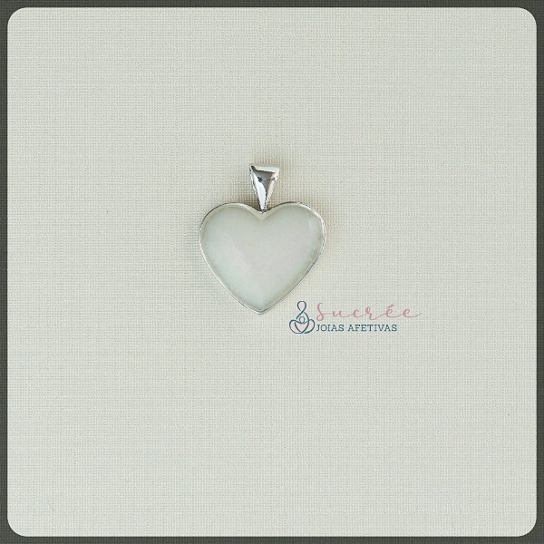Pingente Coração P Prata
