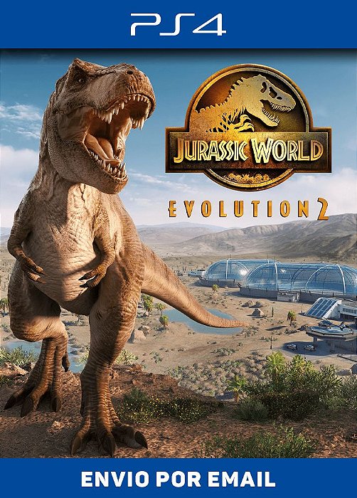 Jurassic World Evolution 2 - PS4 Mídia Digital - Sir Games - Jogos Digitais  para PS3, PS4, PS5 e Nintendo Switch