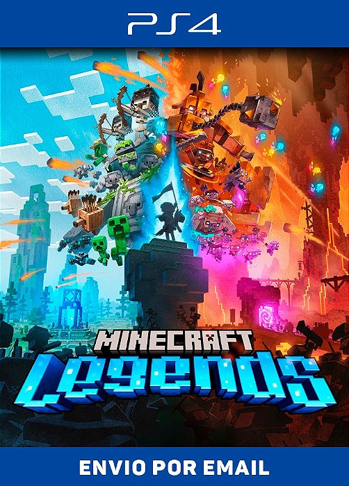 Minecraft Legends - PS4 MÍDIA DIGITAL - Sir Games - Jogos Digitais para  PS3, PS4, PS5 e Nintendo Switch