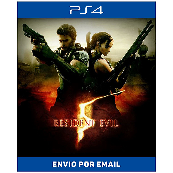 RESIDENT EVIL 5 - PS4 Mídia Digital - Sir Games - Jogos Digitais para PS3,  PS4, PS5 e Nintendo Switch