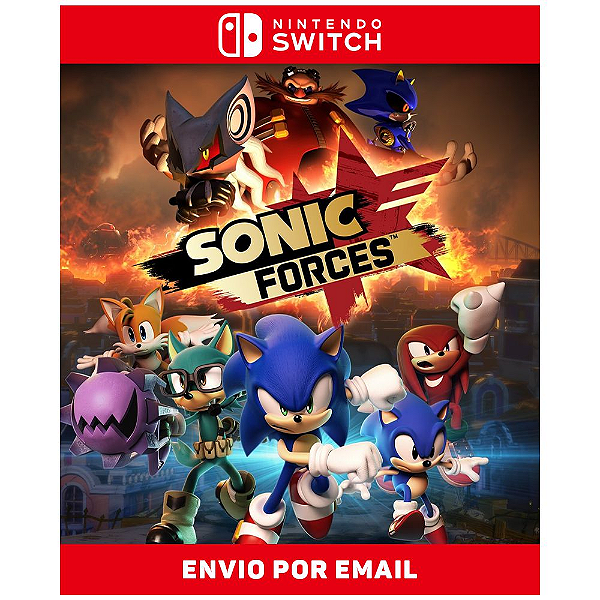 SONIC FORCES - NINTENDO SWITCH MÍDIA DIGITAL - Sir Games - Jogos Digitais  para PS3, PS4, PS5 e Nintendo Switch