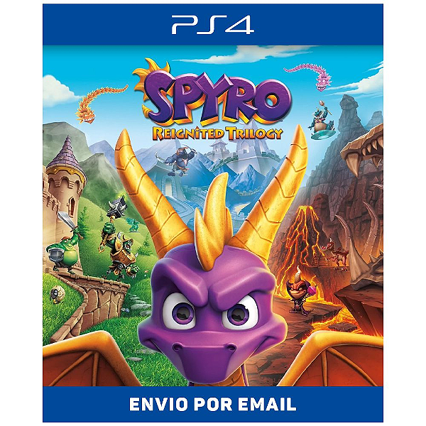 Spyro Reignited Trilogy - PS4 Mídia Digital - Sir Games - Jogos Digitais  para PS3, PS4, PS5 e Nintendo Switch