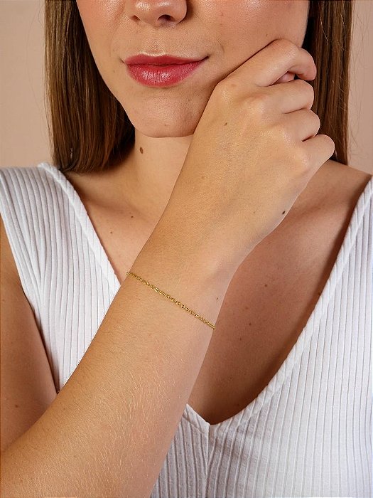 Pulseira Elo Português 2mm