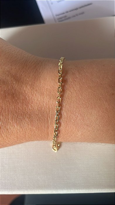 Pulseira Corrente Fecho Canhão