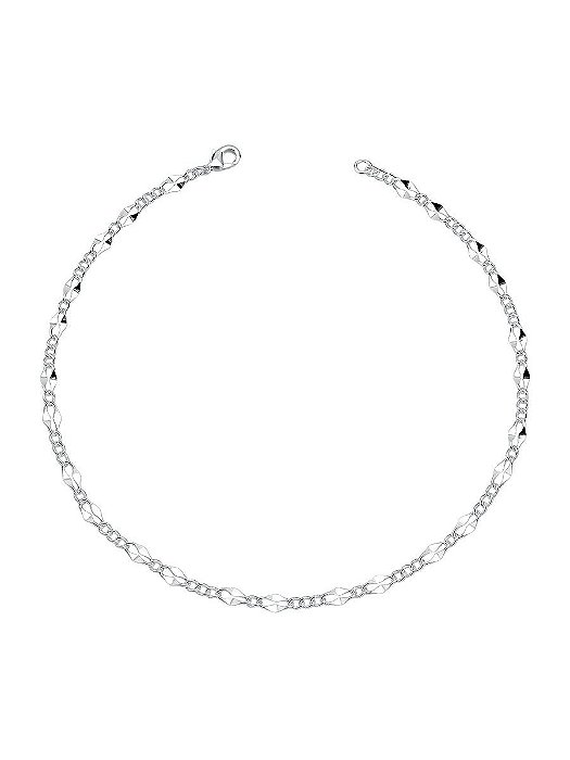 Pulseira Elos Lisos Prata