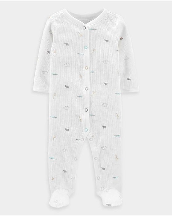 Pijama Carter’s Termal com Pezinho - Animaizinhos