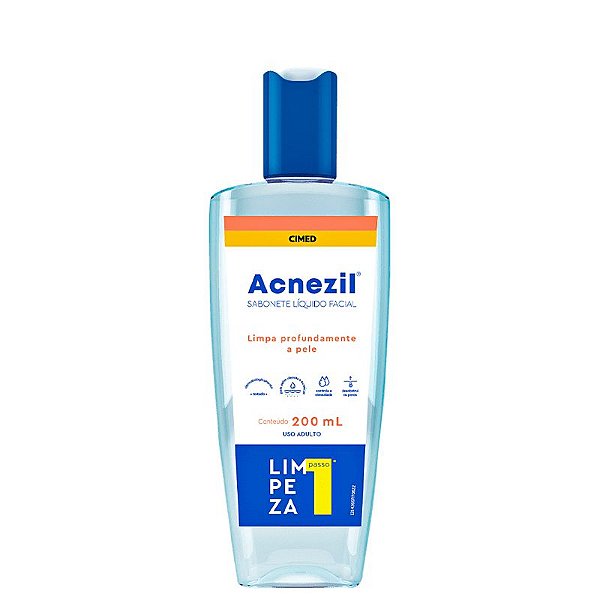 Sabonete Líquido Facial Antisséptico Acnezil - 200ml