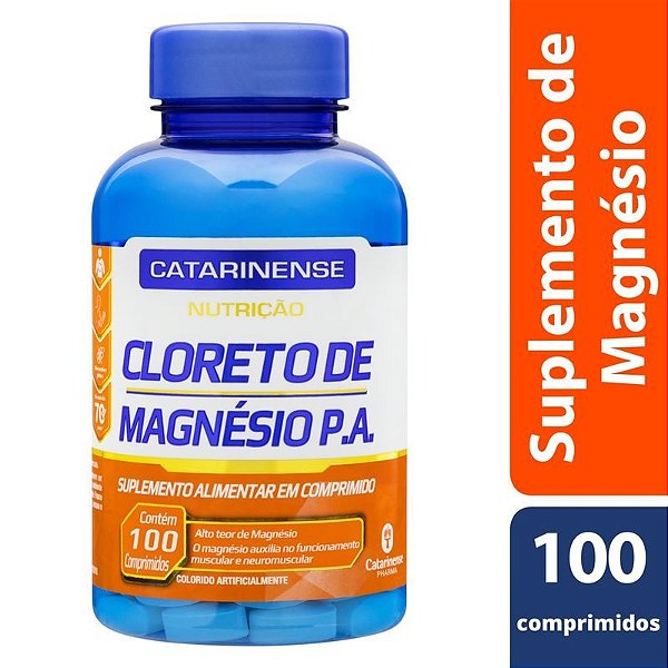 Cloreto de Magnésio P.A Catarinense - 100 Comprimidos