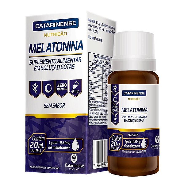 Melatonina Gotas 20ml - Catarinense