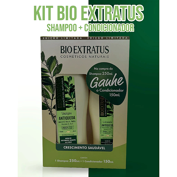 Kit Antiqueda Jaborandi Bio Extratus 250ml+150ml