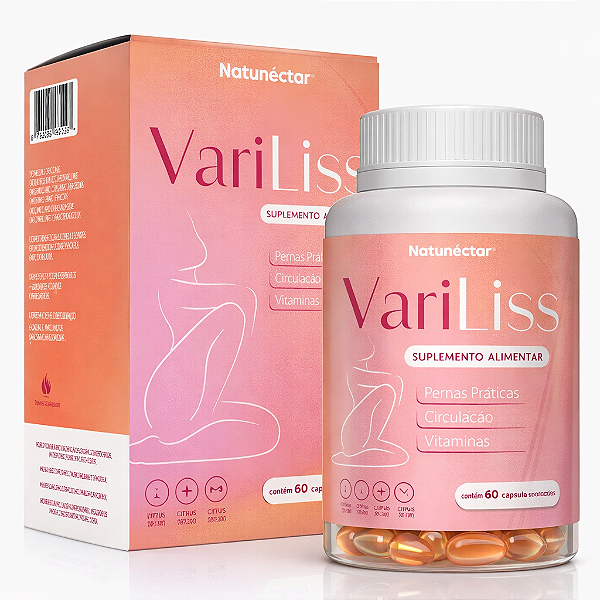 Variliss 500mg Natunectar - 60 Cápsulas
