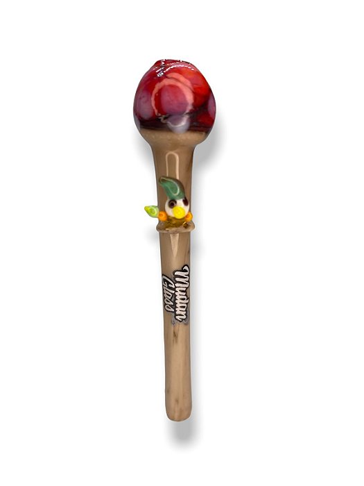 PITEIRA DE VIDRO COGUMELO DO GNOMO - MUDAN GLASS