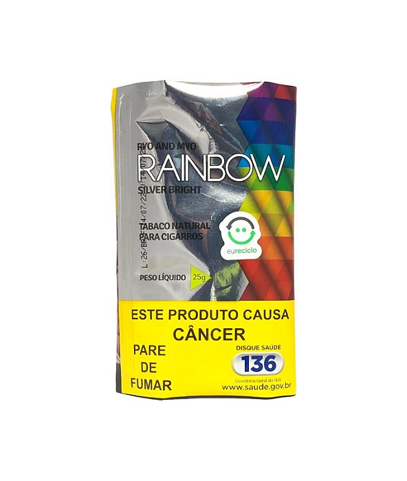 TABACO RAINBOW SILVER BRIGHT 25G - HI TOBACCO
