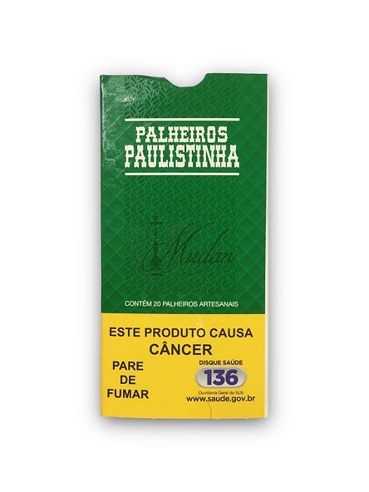 PALHEIROS PAULISTINHA MENTA - CIGARROS DE PALHA