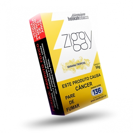 ESSÊNCIA ZIGGY BANANA TROPICAL 50G - BANANA