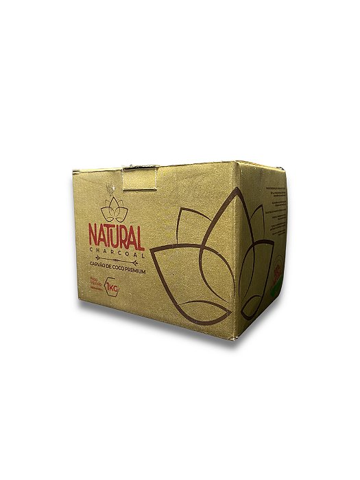 CARVÃO NATURAL 1KG - CARVÃO DE COCO