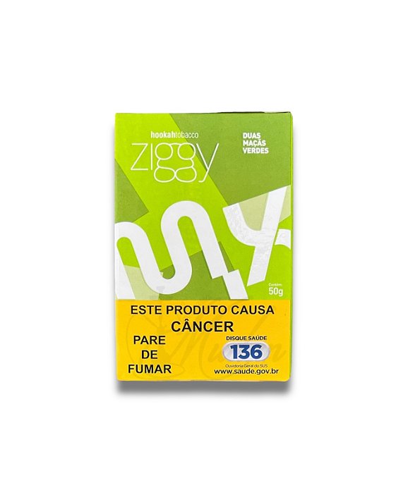 ESSÊNCIA ZIGGY MIX DUAS MAÇAS VERDE 50G