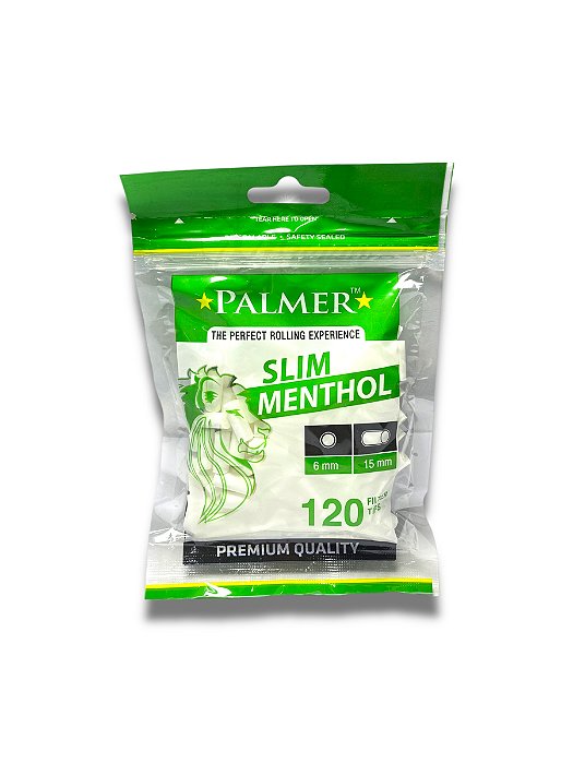 FILTRO PALMER SLIM MENTHOL 6X15MM - FILTRO DE MENTA