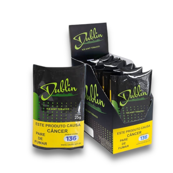 CAIXA TABACO DUBLIN ICE MINT 25G - ATACADO (C/ 6 UNIDADES)