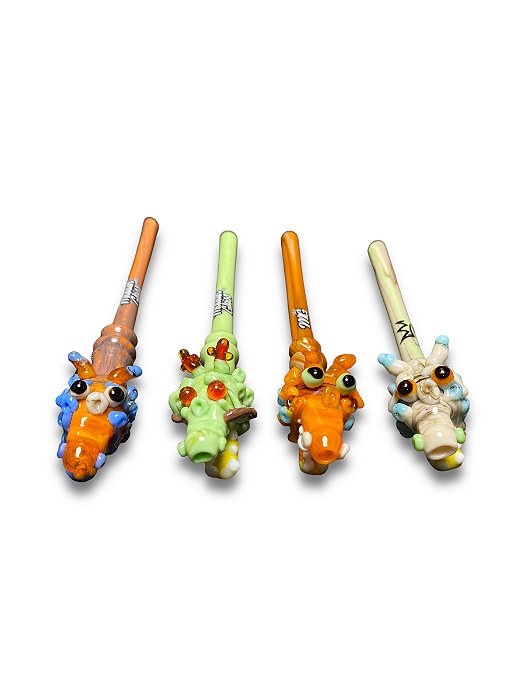 PITEIRA DE VIDRO MUDAN GLASS - DRAGÃO