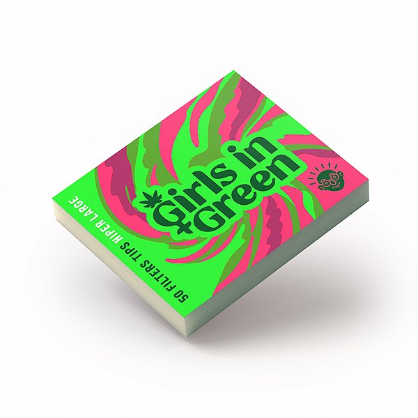 Piteira Bem Bolado (Girls in Green) Verge - Hiper Large 6x5cm