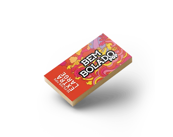 Piteira Bem Bolado (White) - Extra Large 6x3.3cm