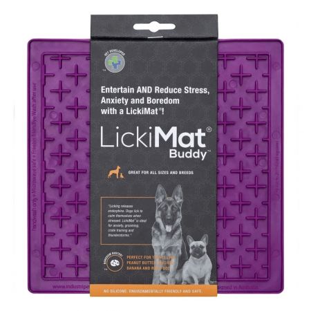 Tapete de lamber Lickimat Buddy Roxo M
