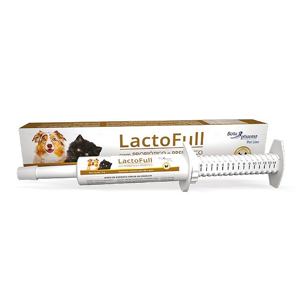 Probiótico LactoFull Cães e Gatos - Botupharma
