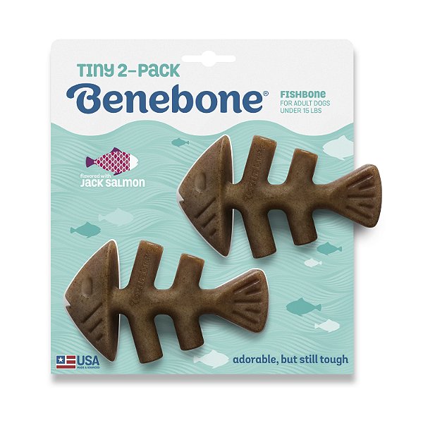 Benebone 2 Pack Fishbone Tiny