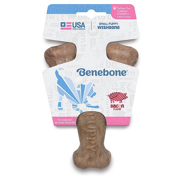 Benebone Wishbone Puppy Bacon P - Filhotes