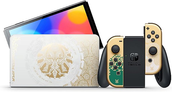 Nintendo Switch Oled Zelda Tears of Kingdom 1TB Desbloqueado Online/Offline