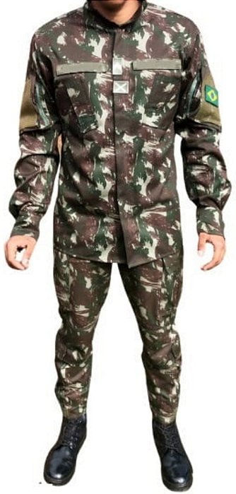 Farda completa Novo Modelo Exército cedro alta solidez lisa SLIM