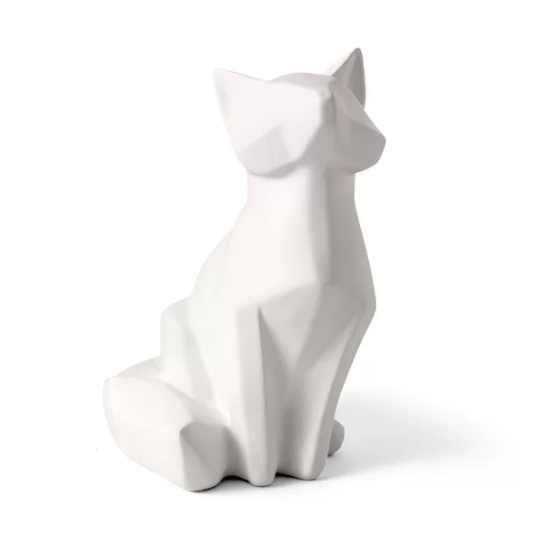 ESCULTURA RAPOSA EM POLIRRESINA