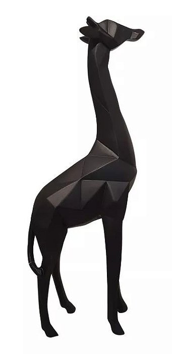ESCULTURA GIRAFA EM POLIRRESINA