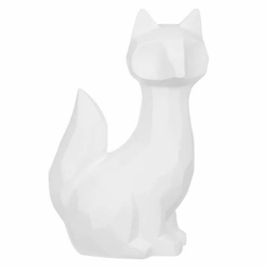 ESCULTURA DECORATIVA POLIRESINA BRANCO MATE